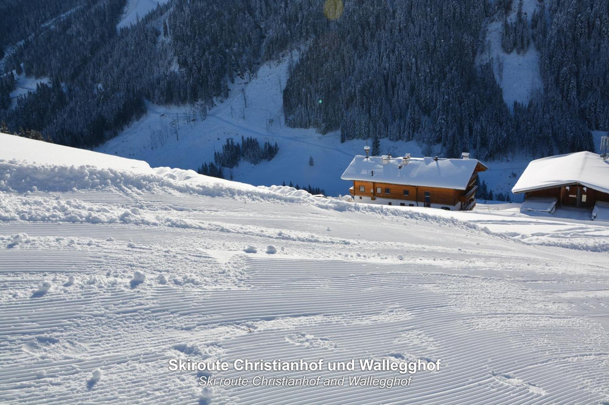 Ski In-Ski Out - Gaestehaeuser Saalbach-Hinterglemm - Wallegghof Christianhof Luaran gambar